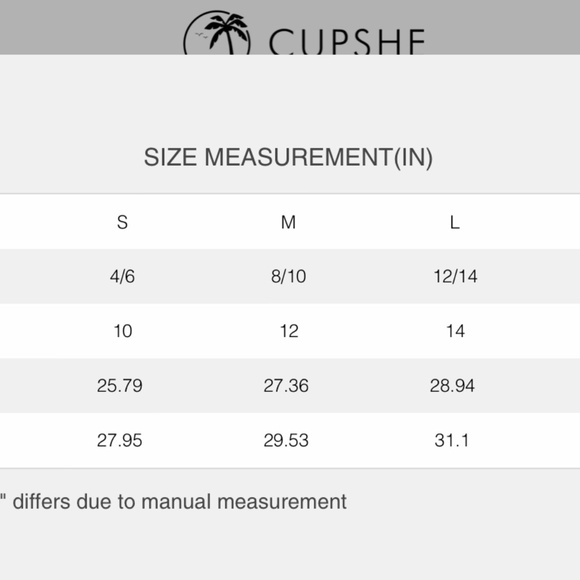 Cupshe Red Bikini Set Size Small - Picture 9 of 9